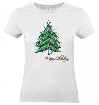 Tričko dámske - Vianočný stromček