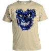 Tričko pánske - Terminator Skull Blue