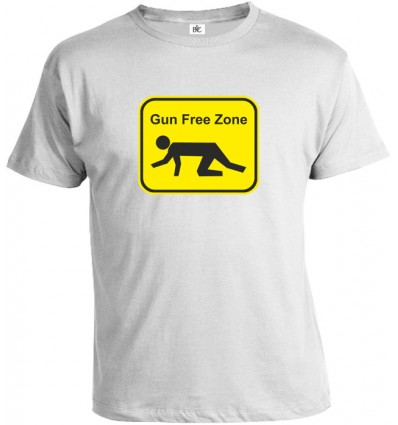 Tričko pánske - Gun Free Zone