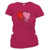 Tričko dámske - Zaľúbené srdcia