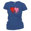 Tričko dámske - Zaľúbené srdcia