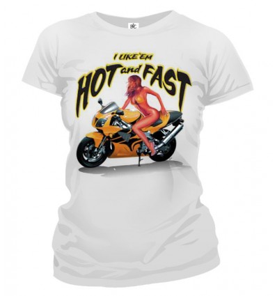 Tričko dámske - Hot and Fast