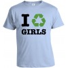 Tričko pánske - I Recycle Girls