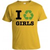 Tričko pánske - I Recycle Girls