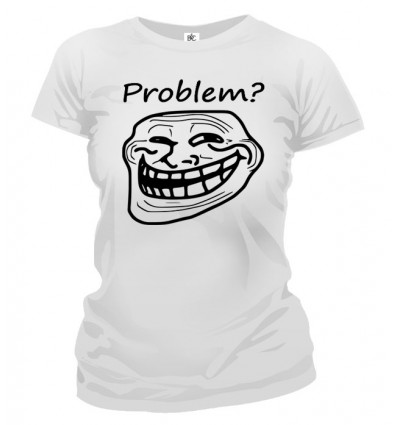 Tričko dámske - Meme Trollface