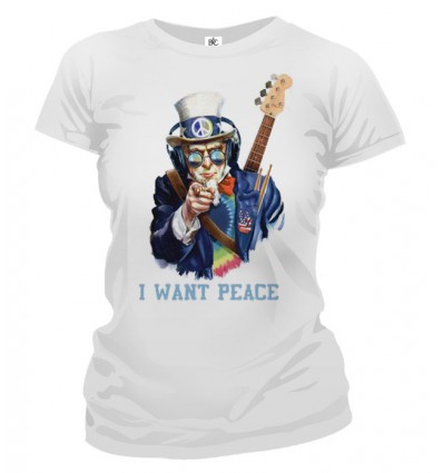 Tričko dámske - I Want Peace