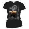 Tričko dámske - Medveď v mesačnom svite