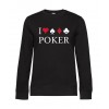 Dámska mikina - I Love Poker