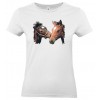 Tričko dámske - Dva kone